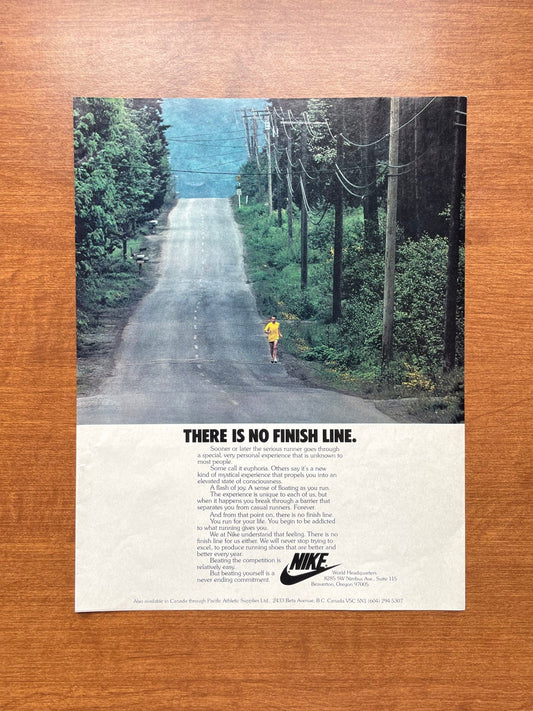 1977 Nike "There Is No Finish Line." Advertisement