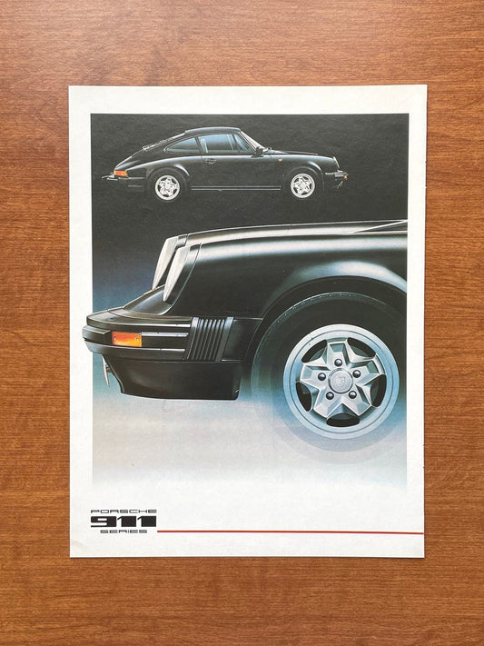 1980 Porsche 911 artwork Advertisement