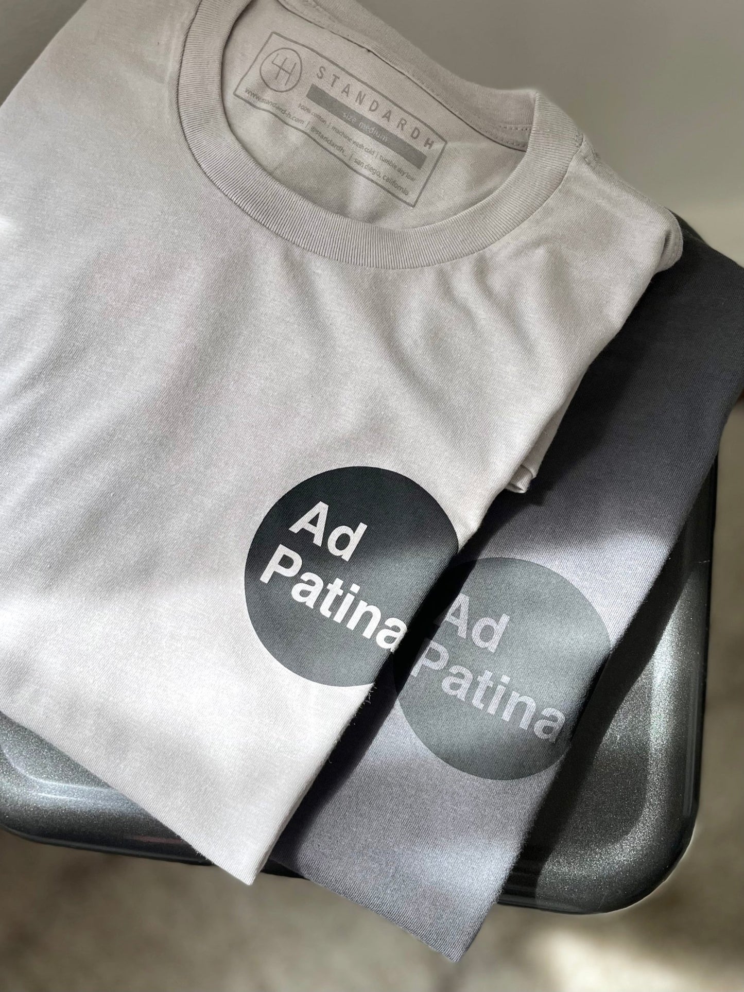 Ad Patina Logo T-shirt - Light Grey