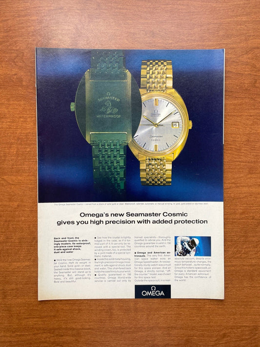 1967 Omega Seamaster Cosmic Advertisement