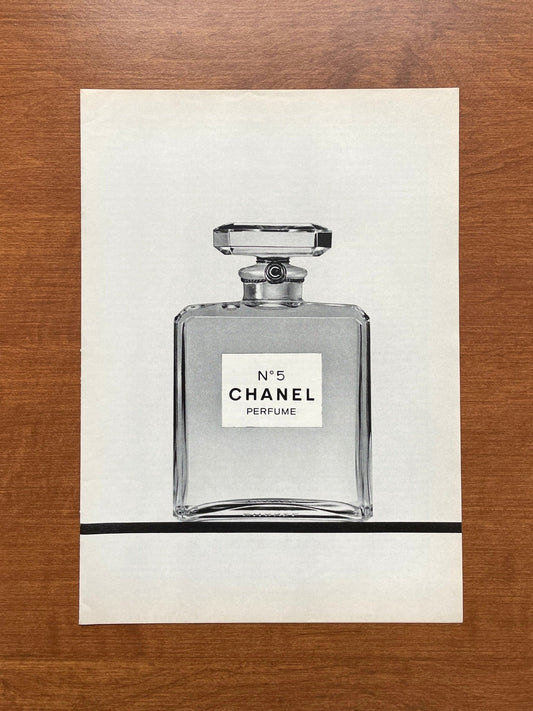 1970 Chanel No 5 Perfume Advertisement
