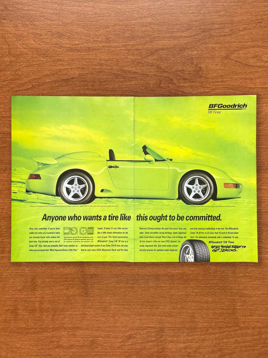 1994 BFGoodrich showing Porsche 911 Speedster Advertisement
