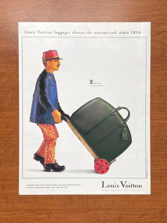 1994 Louis Vuitton Luggage Advertisement