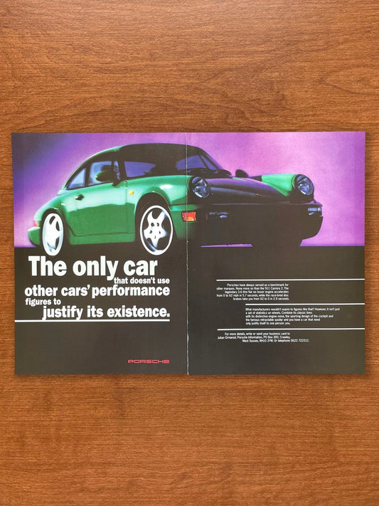 1995 Porsche 911 "justify its existence." Advertisement
