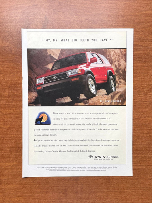 1997 Toyota 4Runner "What Big Teeth You Have" Advertisement