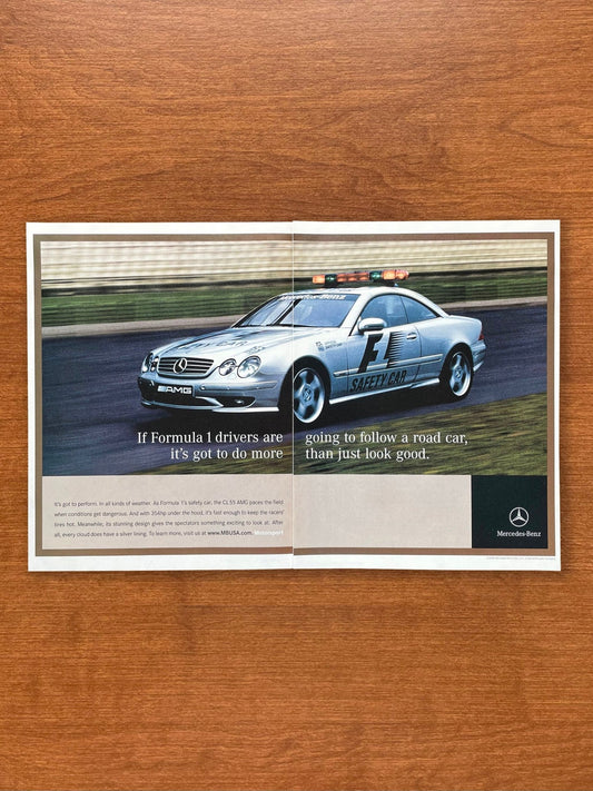 2000 Mercedes Benz CL 55 AMG F1 safety car Advertisement