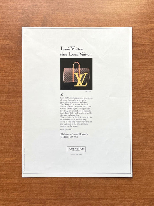 Louis Vuitton Keepall Advertisement