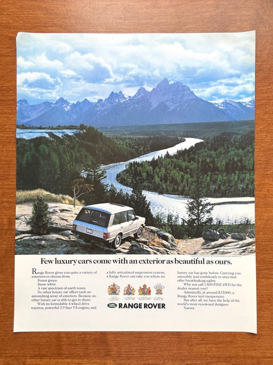 Range Rover "exterior as beautiful as ours." Ad Proof