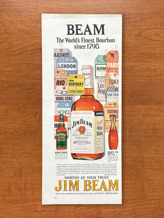 Vintage Jim Beam Advertisement