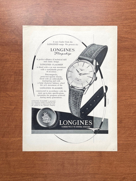 Vintage Longines Flagship Advertisement