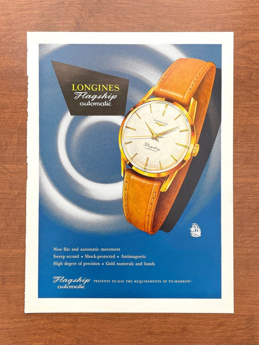 Vintage Longines Flagship Automatic Advertisement