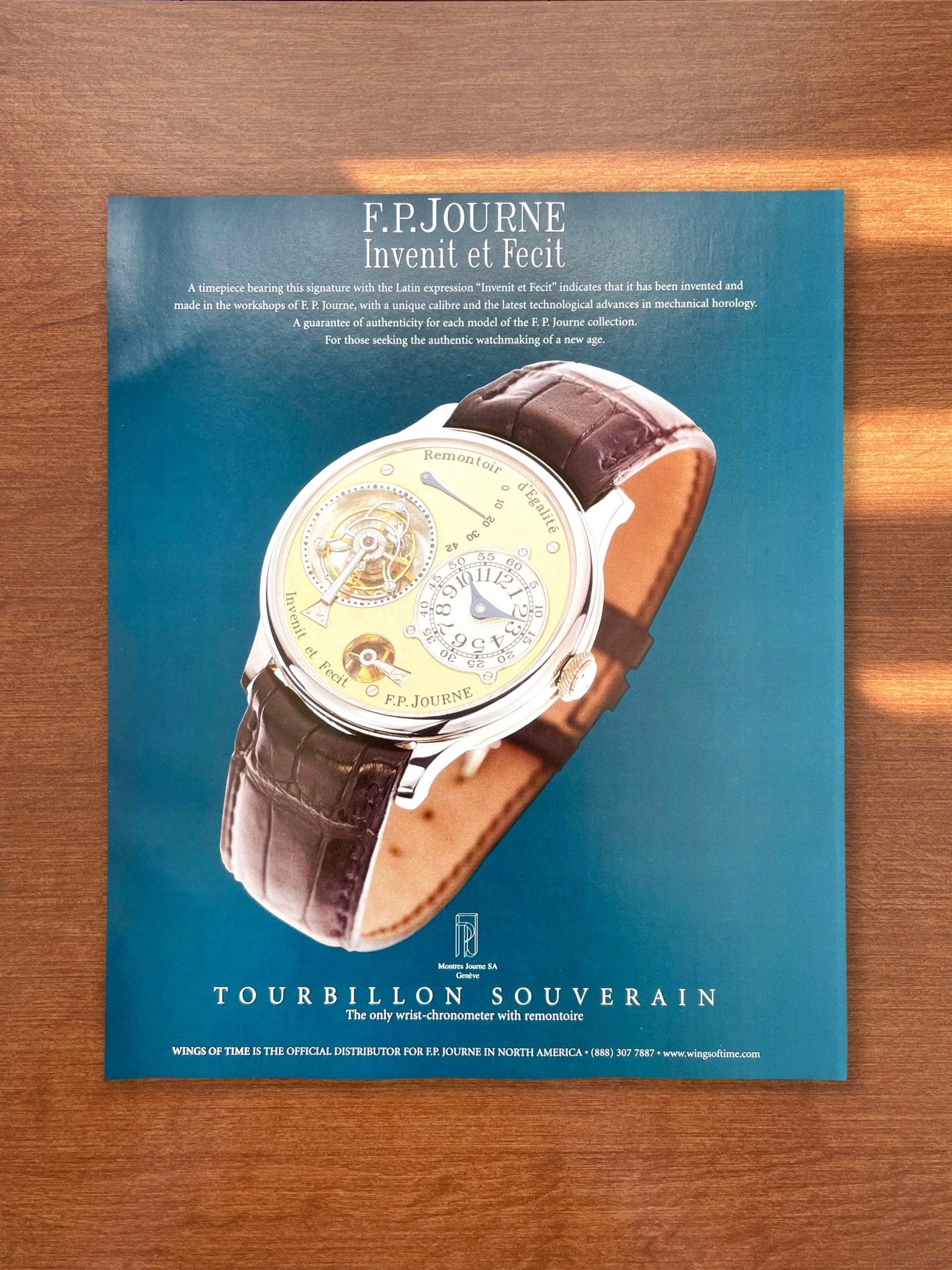FP Journe Ads, Vintage Magazine Advertisements | Ad Patina