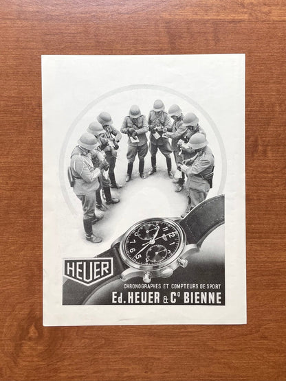 1942 Heuer Chronograph Advertisement