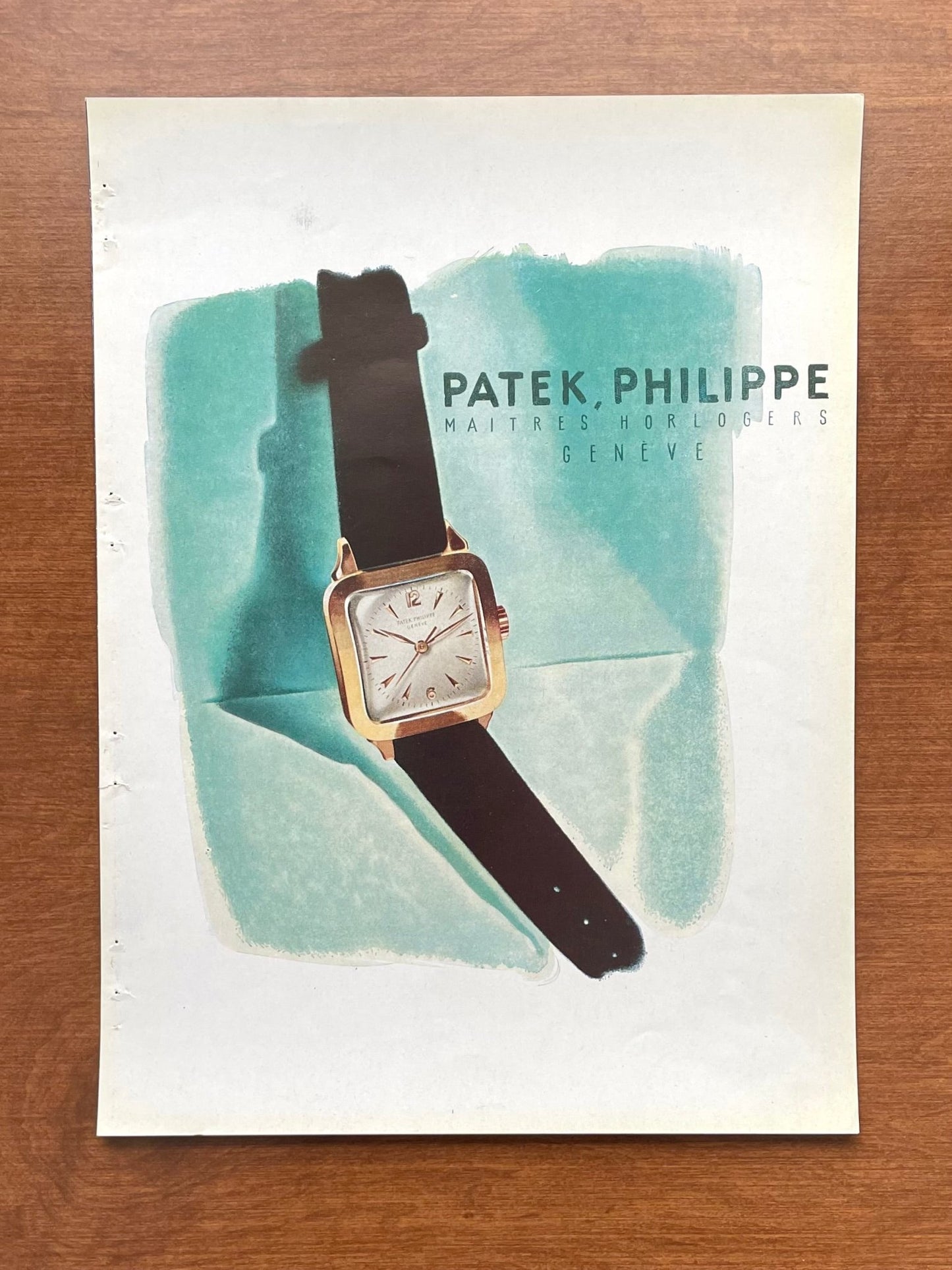 1950s Patek Philippe Ref. 2514 Advertisement