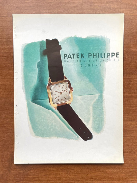 1950s Patek Philippe Ref. 2514 Advertisement