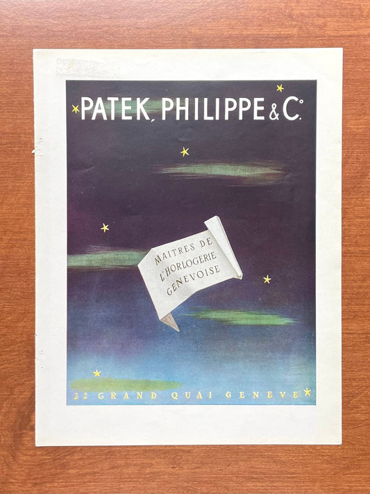 1952 Patek Philippe & Co. Advertisement