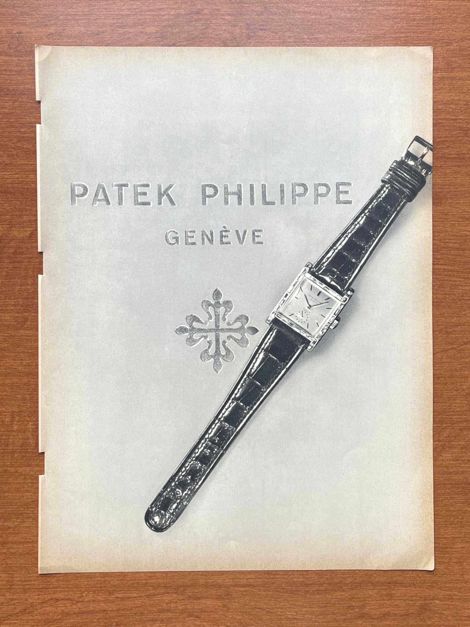 1956 Patek Philippe Ref. 2496 with Diamond Baguette Bezel Advertisement