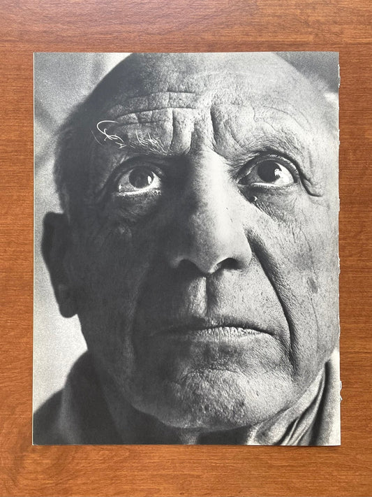 1958 Picasso Original Magazine Page Image