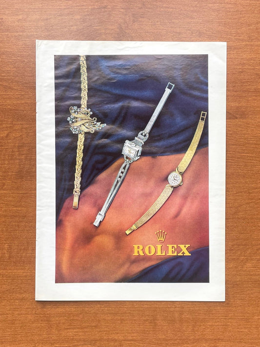 1959 Rolex watches Advertisement