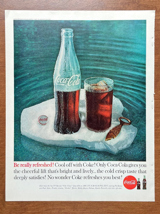 1960 Coca Cola "Be really refreshed" Advertisement