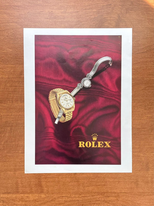 1960 Rolex Day Date Ref. 1803 Advertisement