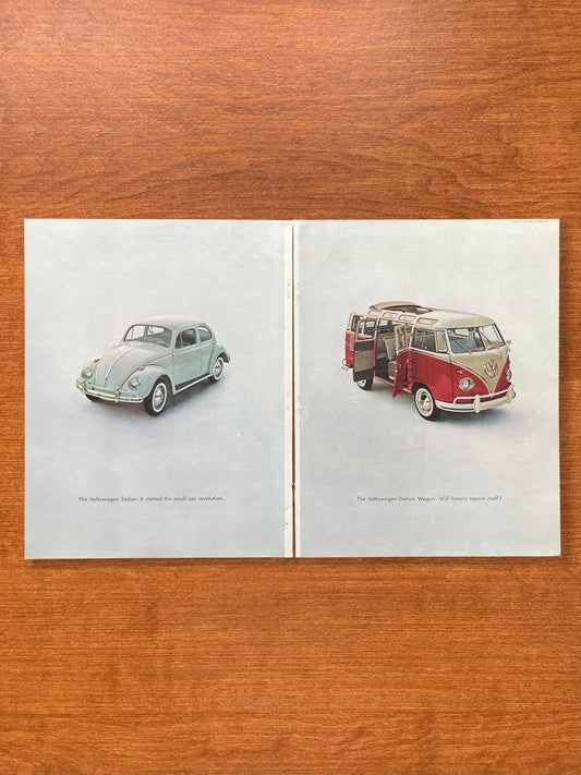 1960 Volkswagen Sedan & Station Wagon "Will history repeat..." Advertisement