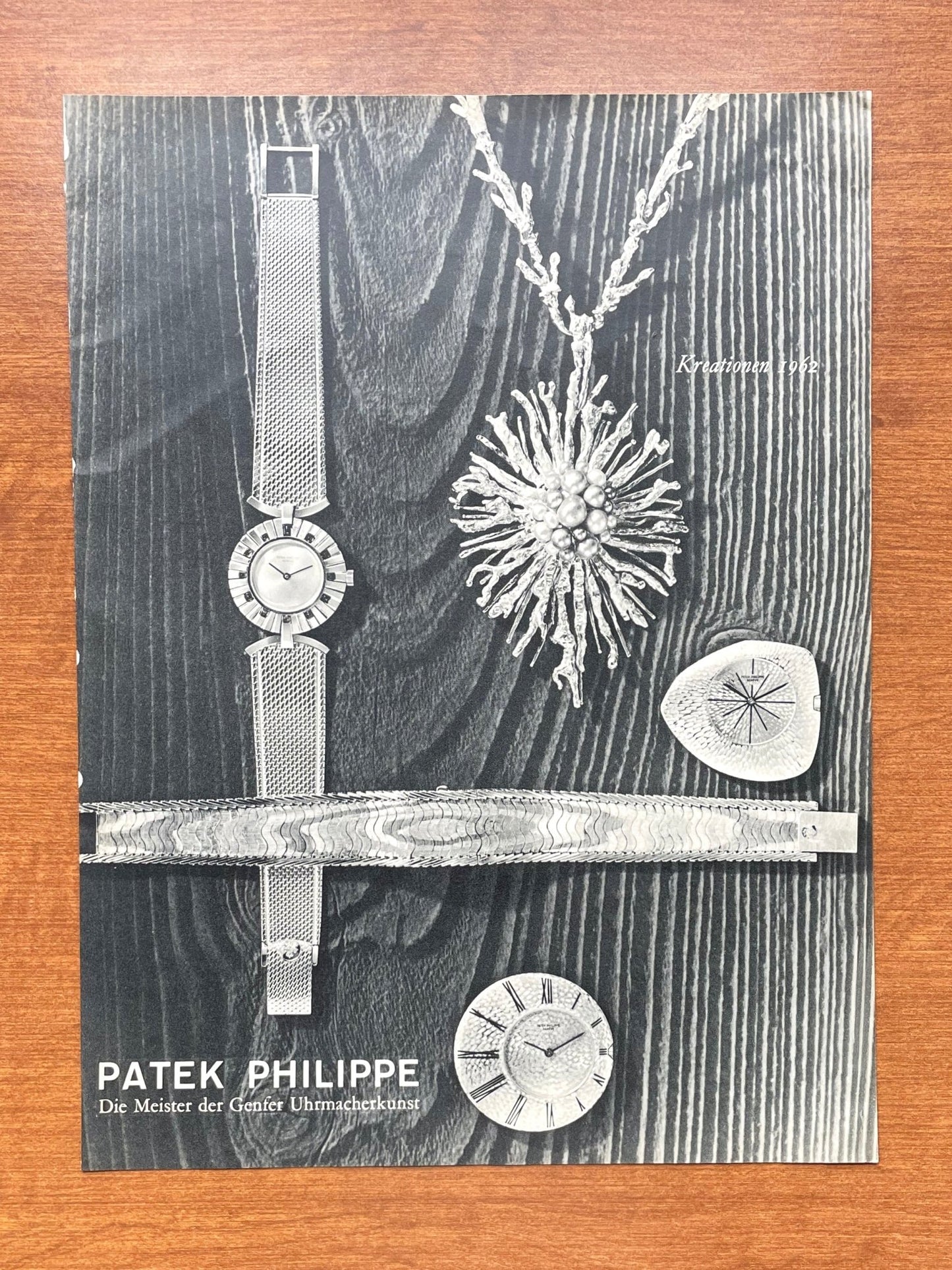 1962 Patek Philippe Watches and Timepieces Advertisement in German