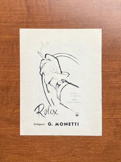 1962 Rolex Advertisement in Italian