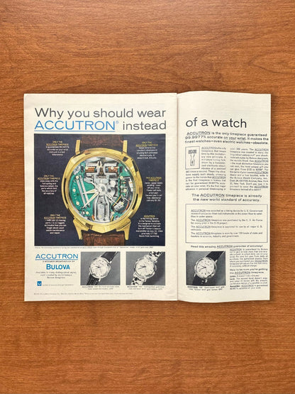 1963 Bulova Accutron Advertisement