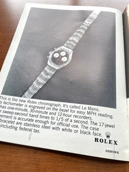 1964 Rolex "Le Mans" Daytona Ref. 6239 Advertisement