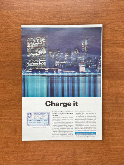 1965 American Express "Charge It" Advertisement