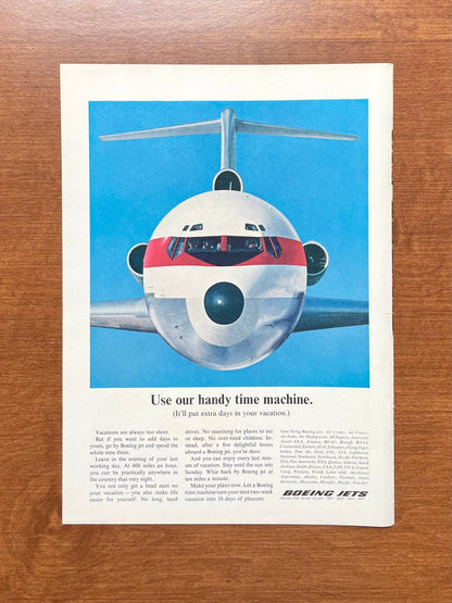 1965 Boeing "handy time machine" Advertisement