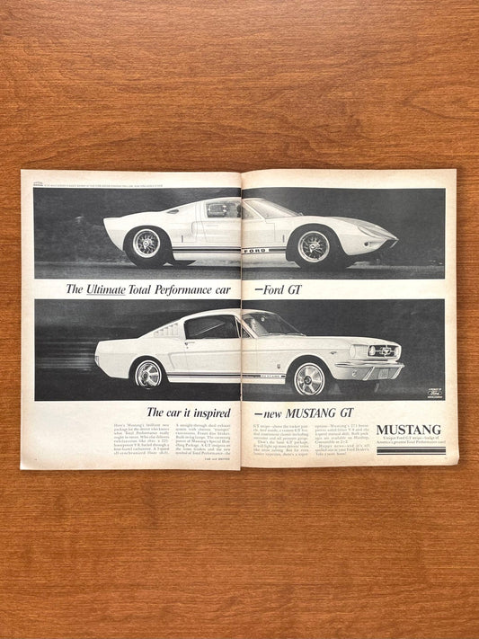 1965 Ford GT & Mustang GT Advertisement