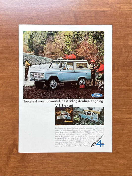 1966 Ford Bronco "Toughest, most powerful..." Advertisement