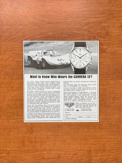 1966 Heuer Carrera 12 Ref. 2447 Advertisement