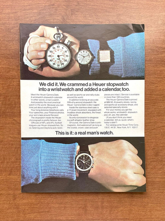 1966 Heuer Carrera 45 Dato Ref. 3147 Advertisement