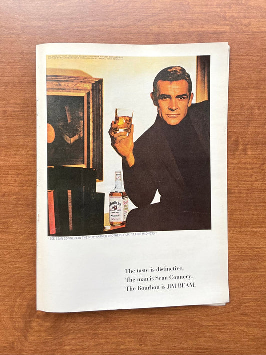 1966 Jim Beam feat. Sean Connery Advertisement
