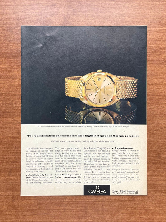 1966 Omega Constellation Advertisement