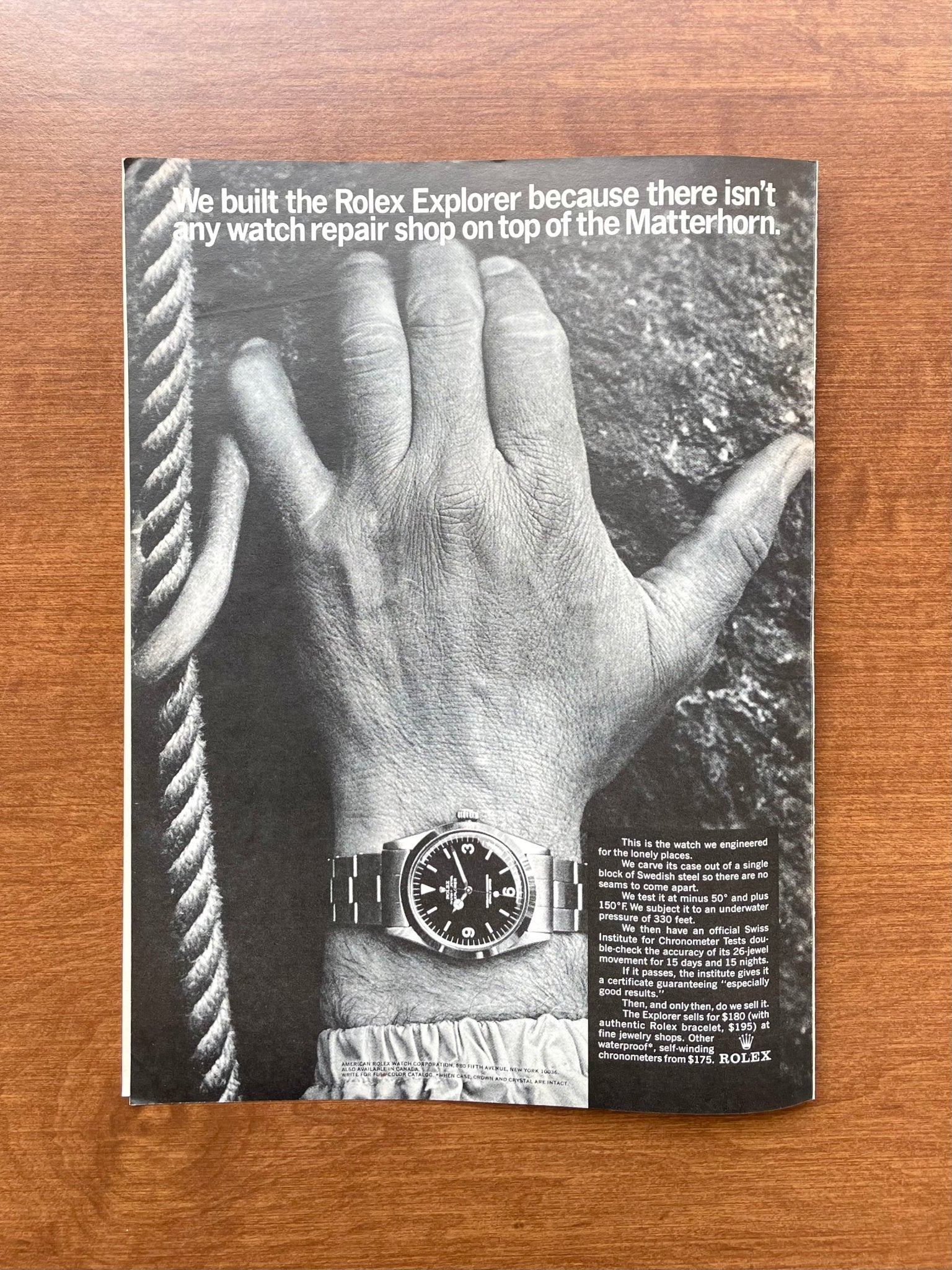 1966 Rolex Explorer Ref. 1016 