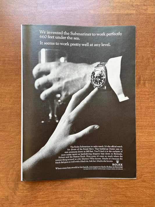 1966 Rolex Submariner Ref. 5513 "work pretty well at any level." Advertisement