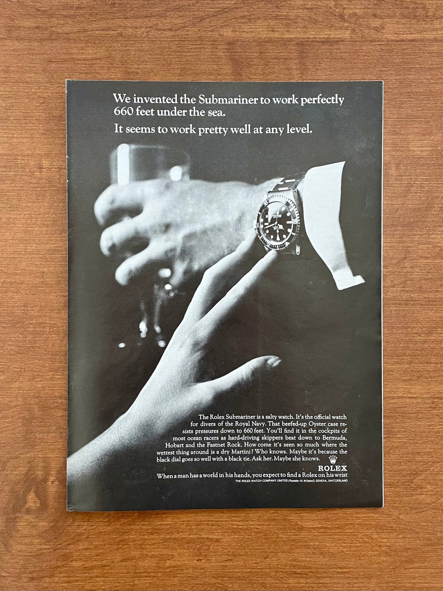 1966 Rolex Submariner Ref. 5513 "work pretty well at any level." Advertisement