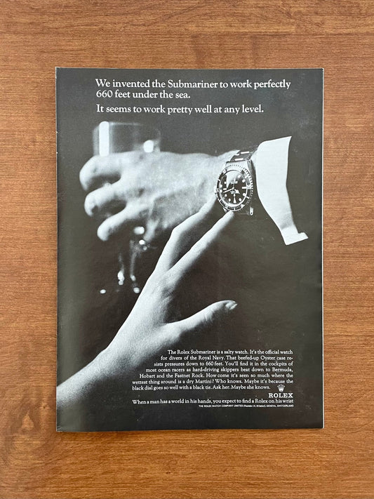 1966 Rolex Submariner Ref. 5513 "work pretty well at any level." Advertisement