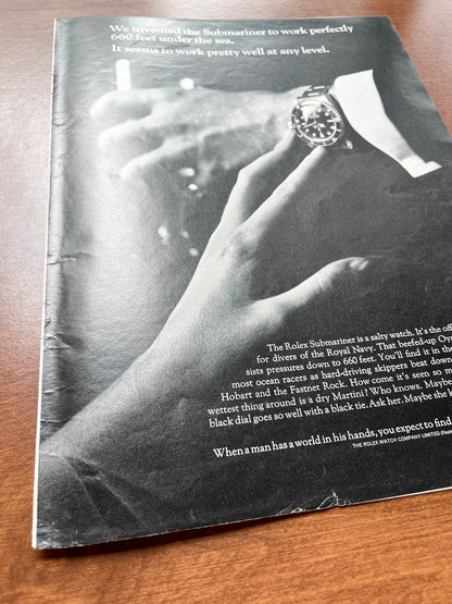 1966 Rolex Submariner Ref. 5513 "work pretty well at any level." Advertisement