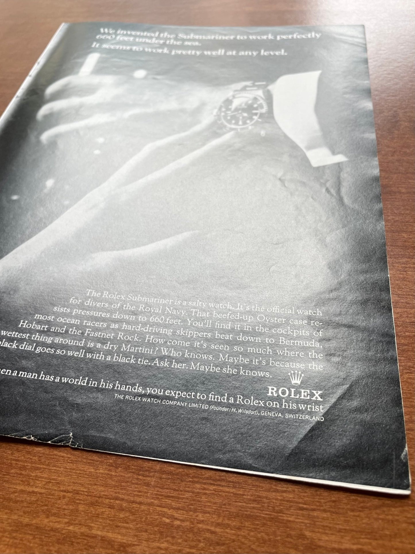 1966 Rolex Submariner Ref. 5513 "work pretty well at any level." Advertisement