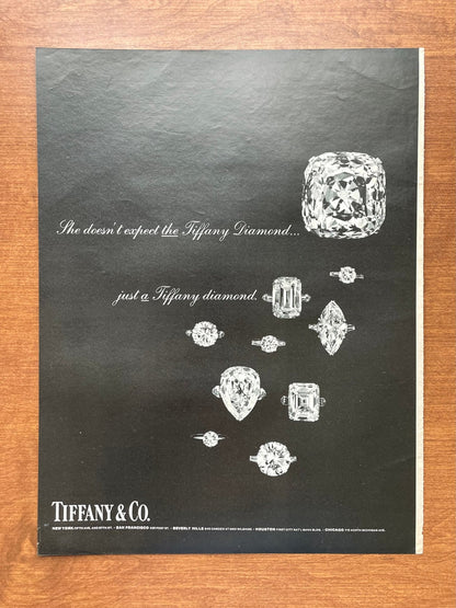 1966 Tiffany & Co. "Tiffany Diamond" Jewelry Advertisement