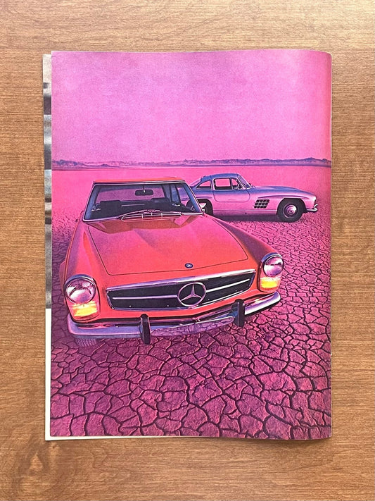 1969 Mercedes Benz 280SL with 300SL Gullwing Coupe Advertisement