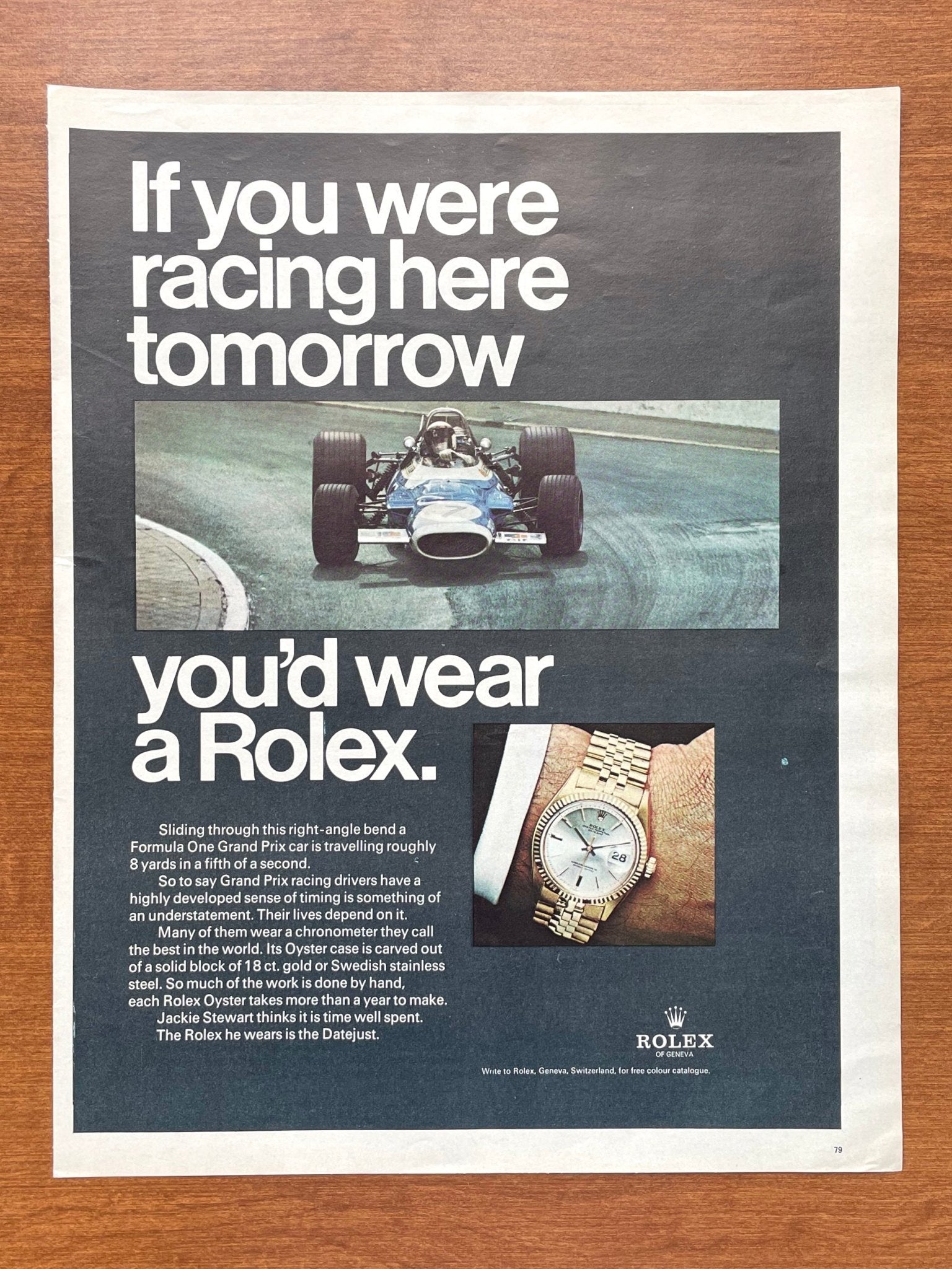 1969 Rolex Datejust Ref. 1601 in Gold 