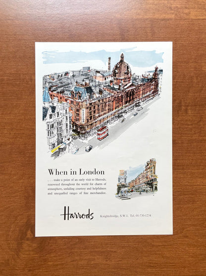 1970 Harrods Advertisement