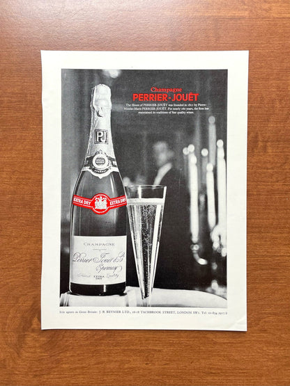 1970 Perrier Jouet Champagne Advertisement