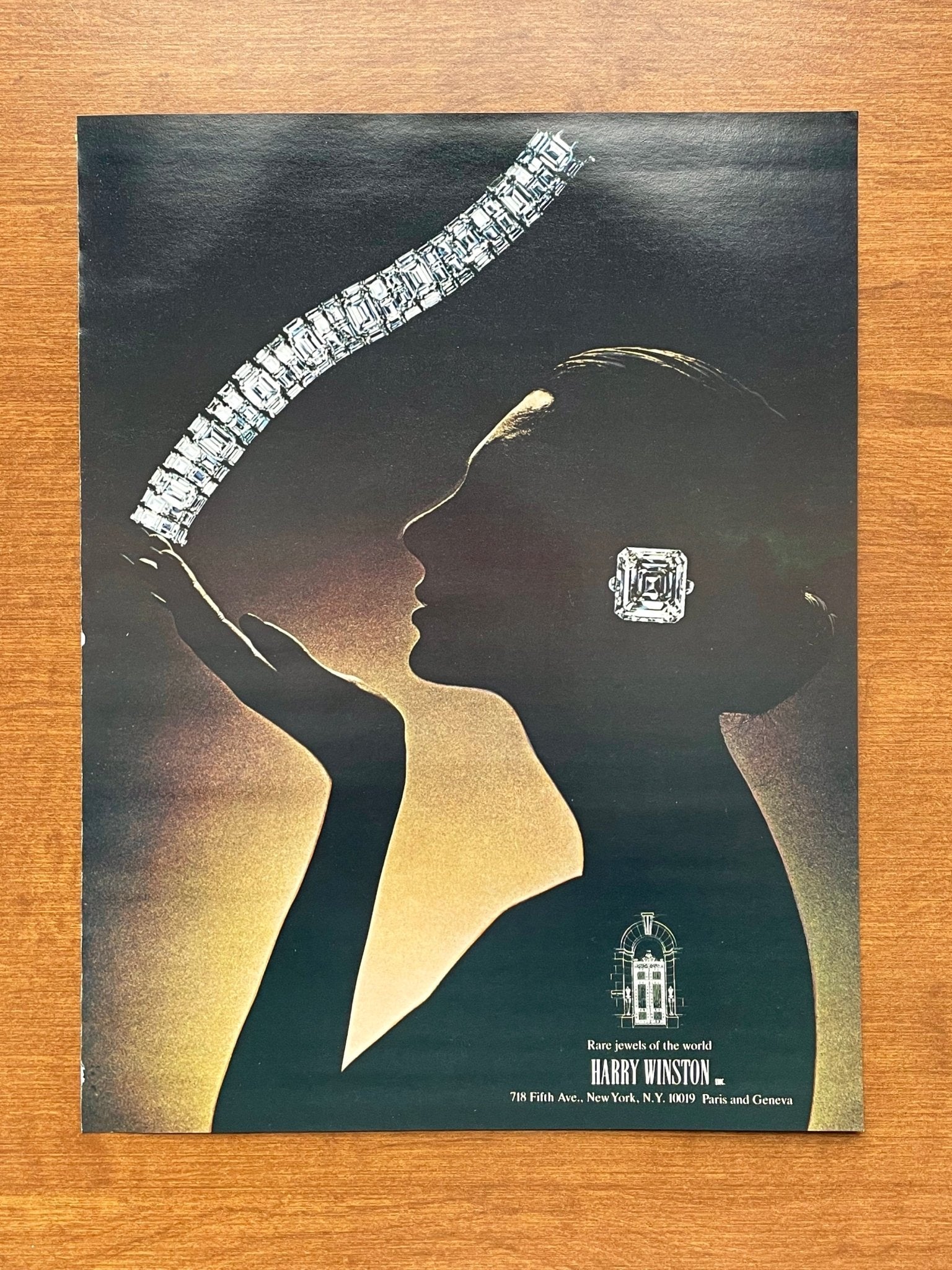 1975 Harry Winston Advertisement (in color) | Ad Patina